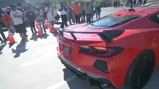 TWIN TURBO STRAIGHT PIPED C8 CORVETTE REV AND EXHAUST SOUNDS