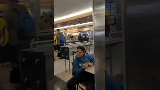 Chicago Ohare Food Court and Starbucks. #pistachiofrappucino #Chicago #flights #ohare #Starbucks