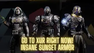 XUR IS SELLING INSANE SUNSET ARMOR GET IT BEFORE IT IS GONE (MENAGERIE ARMOR SETS) SHOWCASE