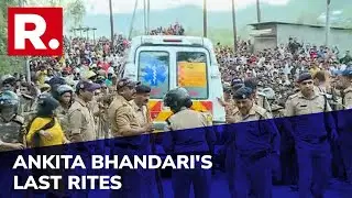 Massive Protest Outside Mortuary In Uttarakhand's Srinagar City During Ankita Bhandari's Last Rites