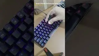 How to Remove Keys from your keyboard !  #asmr #keyboard #tech #howto #technology #typing