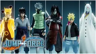 Jump Force (ALL Naruto Characters) Awakening Ability || 4k 60fps