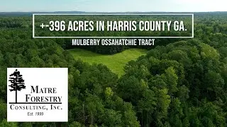 +/- 396 Acres in Harris County GA, Mulberry Ossahatchie Tract Matre Forestry Consulting, Inc.
