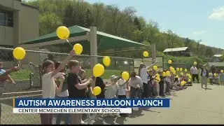 McMechen Elementary celebrates Autism Awareness Week with balloon launch and other fun activities