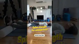 Prevent fractures with osteoporosis: Strengthen the spine!￼ #strongbonespt #brickhousebones ￼
