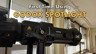 First time using the Godox Spotlight Mount | Godox VSA 36