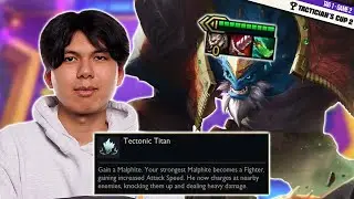 Wet Jungler mit Malphite Hero Augment! | TFT Tactician's Cup 2 Tag 1 Game 2