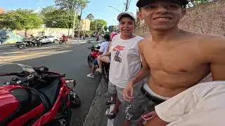 S1000RR WITH 3-INCH EXHAUST PIPE