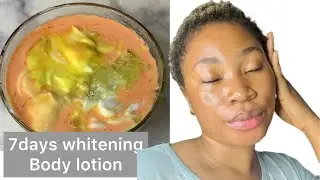 How to promix 7D extra whitening glow body lotion for fair skin only