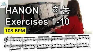 Hanon Exercises No.1-10 [108BPM]
