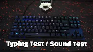 Razer Huntsman TE Sound Test & Typing Test ASMR (Linear Optical Switch) 4K