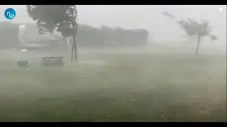 Crazy DOWNBURST near LEERSUM (18/06/21)