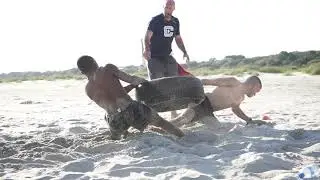 wrestling beach workout 2
