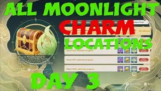 All Moonlight Charm Locations Moon seeker Path Of Austere Frost 100% guide Genshin Impact