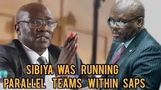 Gen Khumalo reavels that Gen. Sibiya was running parallel structures without informing Nation Comm'n