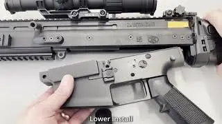 FN Scar 17s fixed magazine lower install
