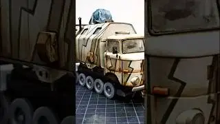 W50 Snowmobile Conversion 1:35 Part 5🤩 #miniature #painting #automobile #scalemodel #truck #diy