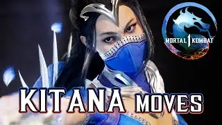Mortal Kombat 1 - Kitana Moves Guide [w. Inputs & Blood]