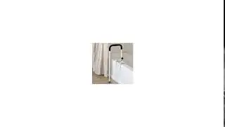 Sammons Preston Floor to Tub Bath Rail, Curved Grab Bar with 200 lbs Capacity for Showe...