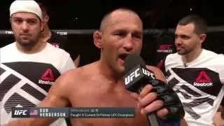 UFC 204: Michael Bisping and Dan Henderson Octagon Interview