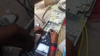 splicing machine optical fiber splicing network cable#cctvsecurity