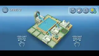 Flow water fountain (pools 1) level 2 #flowwater #flowwaterfountain3d #flowwaterfountain3dpuzzle