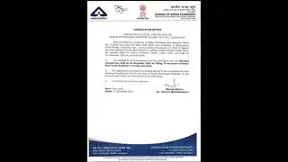 BIS senior secretariat Assistant Exam 2020 cancelled 🥺🥺