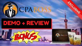 CPA BOSS Review [💰CUSTOM💰 BONUSES]