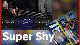NewJeans (뉴진스) - Super Shy [Bass cover] (+Tab)