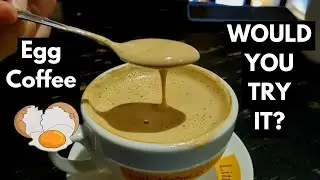🍳☕ Trying Egg coffee in SAIGON | VIETNAM