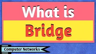 What is Bridge? | Bridge in Computer Networks | How does a Bridge Work? | Computer Networks