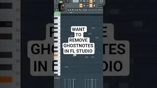 how to remove ghost notes from FL Studio #musicproduction