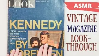 ASMR Look Magazine August 1965 Vintage Magazine Look-Through (Soft Spoken/Whisper)