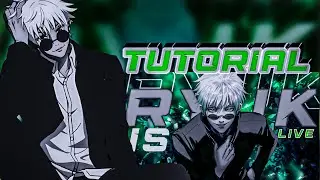 Anime gaming live stream thumbnail tutorial #1