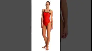 Nike Swim Nylon Core Solids Lingerie Tank One Piece Swimsuit Fast Back Swimsuit | SwimOutlet.com