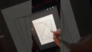 😲 Fun And Easy Optical Illusion 😳 #procreate #applepencil #doodlewithme