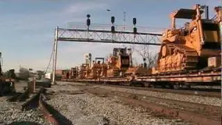 NS Caterpillar train 055 in Atlanta, GA