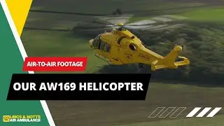 Air-to-air footage: Our helicopter in action