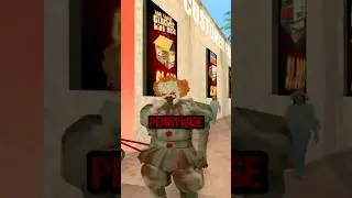 DID YOU KNOW HOW PENNYWISE LOOKS IN GTA GAMES? #pennywise #gta #shorts