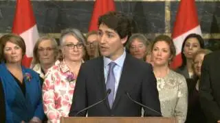 Le PM Trudeau prononce une allocution à l’occasion de la Journée internationale de la femme