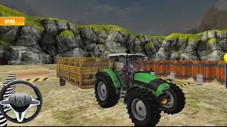 Deutz fahr tractar trolley pulling game | Indian Tractor games | Bibo games- biboиигрушки