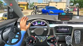 New Luxury Sedan Car Driving in Miami City! - Taxi Simulator 2025 Car Game Android Gameplay