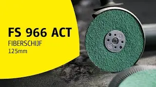De FAST en COOL fiberschijf - voor staal en roestvrij staal - FS 966 ACT | Klingspor