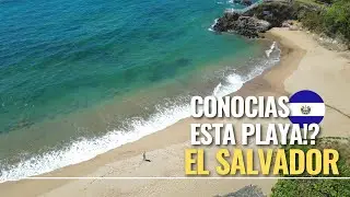 Playa con Agua Turquesa en El Salvador 😱🌊 &iquest;La conoc&iacute;as?