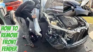 How To Remove Front Fender - Corolla 08-13 #diy #fender #corolla #toyota #youtube