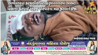 ભાવનગરના કરચલીયાપરા હનુમાનનગરમાં બાબત હિંસામાં ફેરવાઈ એકજ પરિવારના ત્રણ જેટલાને ઈજા.