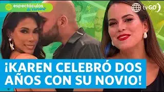 Karen Dejo celebr&oacute; dos a&ntilde;os con su novio Shaid Khan | Am&eacute;rica Espect&aacute;culos de verano (HOY)