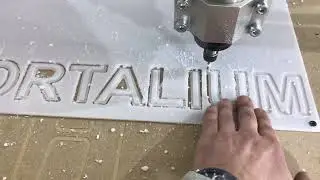 Фрезеровка полистирола на станке ARTISAN CNC 1K10 PRO