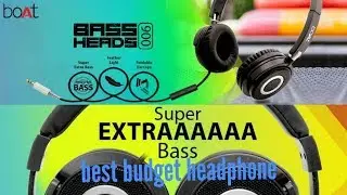 BoAt bass heads 900 wired headphone with mic!unboxing and review
