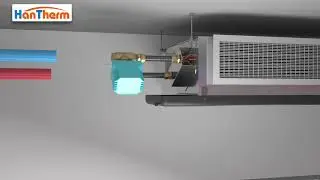 How the valves are connected on a Fan Coil Unit